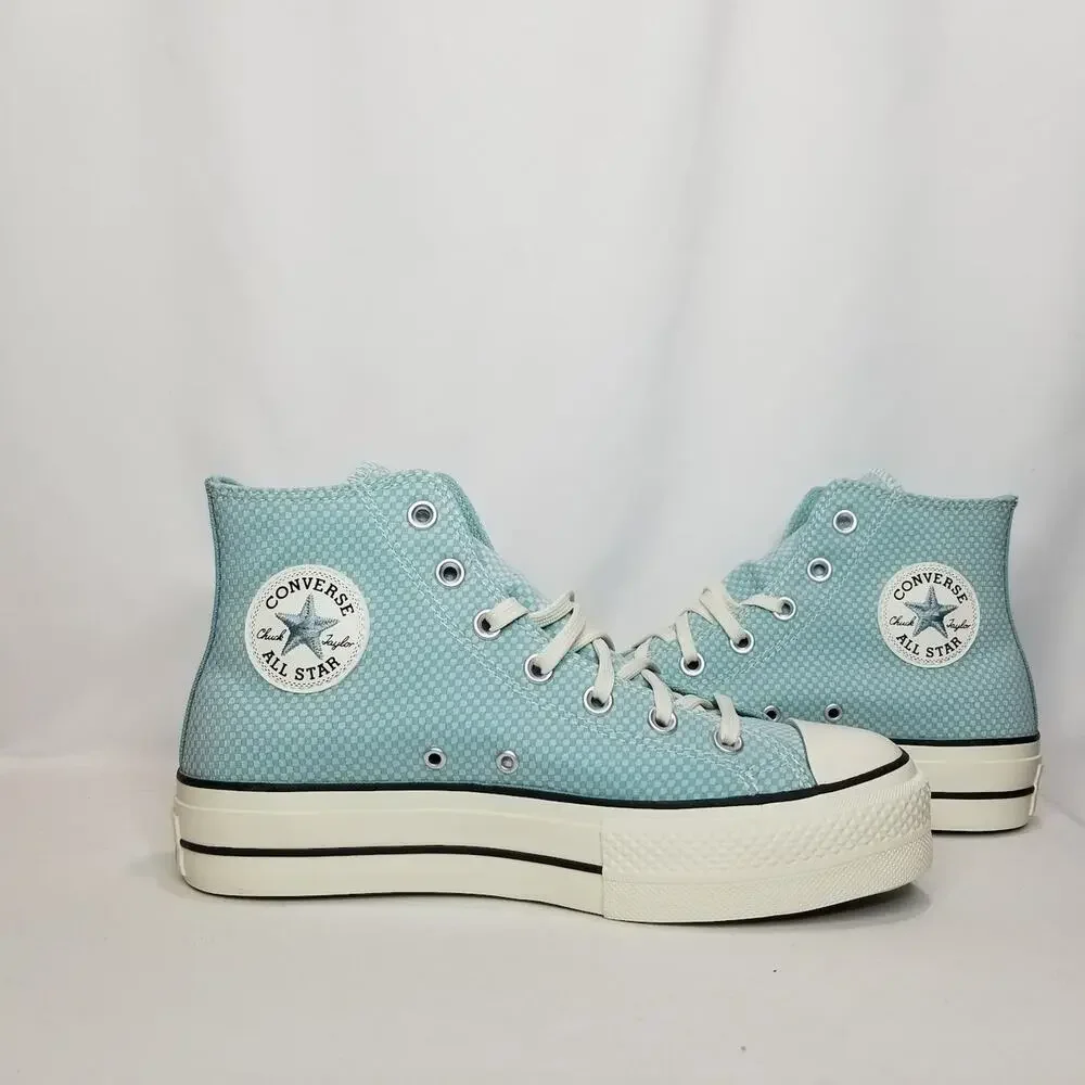 Converse Women's CTAS Lift Hi Tops Size 8.5 Infinity Pool A11625C - Picture 2 of 7